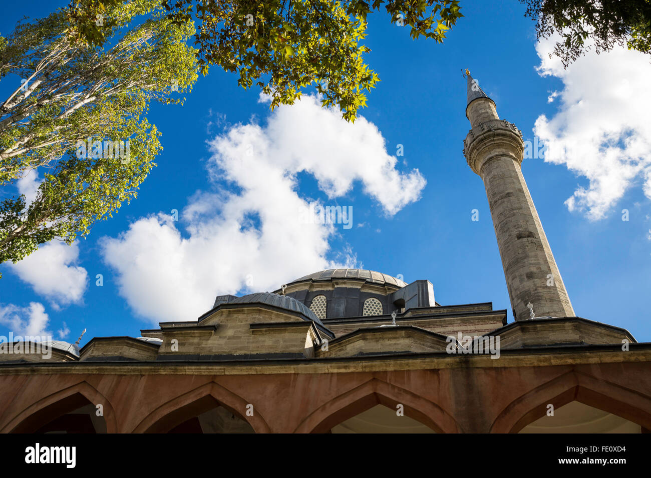 Die Hadim Ibrahim Pascha-Moschee, Hadim Ibrahim Pasa Camii ist eine aus dem 16. Jahrhundert osmanischen Moschee befindet sich in der Silivrikapi-Re Stockfoto