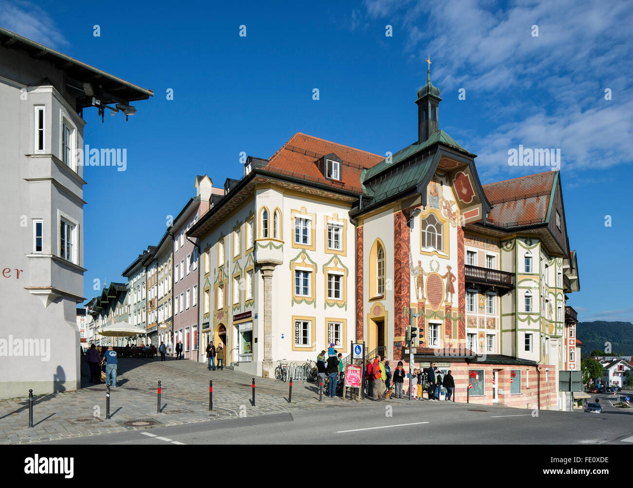Marienstift, Bad Tölz, Upper Bavaria, Bayern, Deutschland Stockfoto
