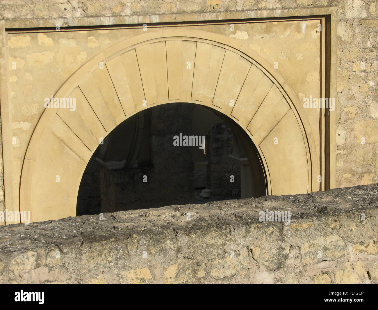 Ruinen der Maurischen Muslimischen/islamischen Kalifats Stadt Medina Azahara, Kalifat von Cordoba, Weltkulturerbe der Unesco 2018, Spanien Stockfoto