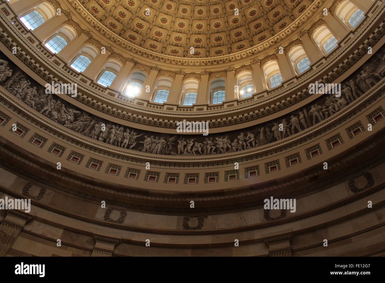 Decke-Library of Congress Washington DC Stockfoto