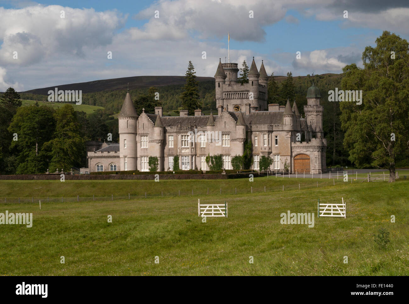 Balmoral Castle, Royal Deeside, Schottland Stockfoto