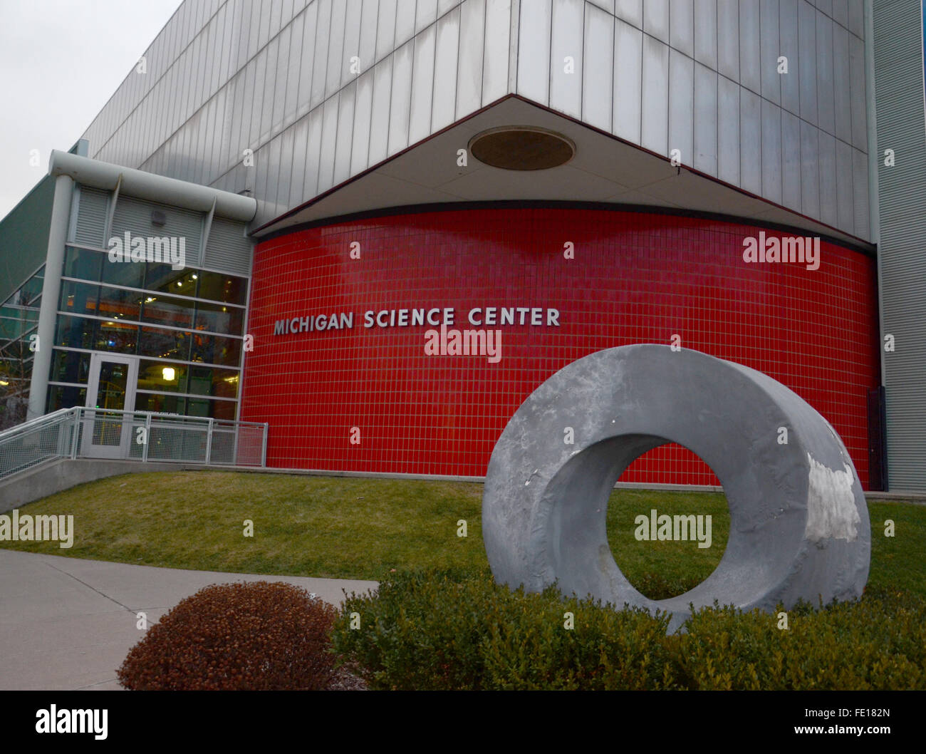 DETROIT, MI - 20 Dezember: The Michigan Science Center, gezeigt am 20. Dezember 2014, wurde vor kurzem $200.000 von Visteon Co gewährt Stockfoto