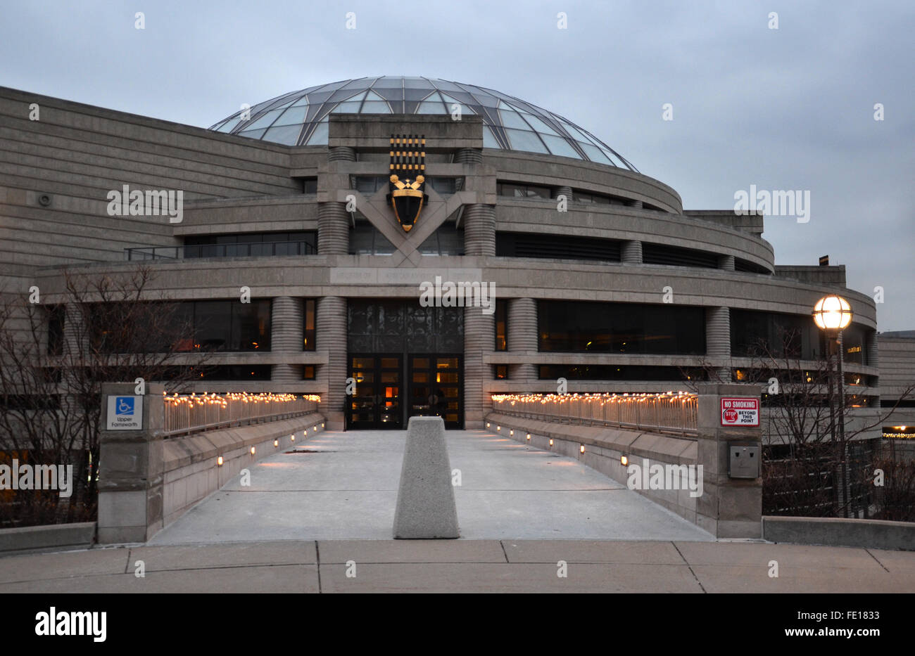 DETROIT, MI - 20 Dezember: The Detroit African American Museum, gezeigt am 20. Dezember 2014, Filme als Bestandteil der Cin veranstalten Stockfoto