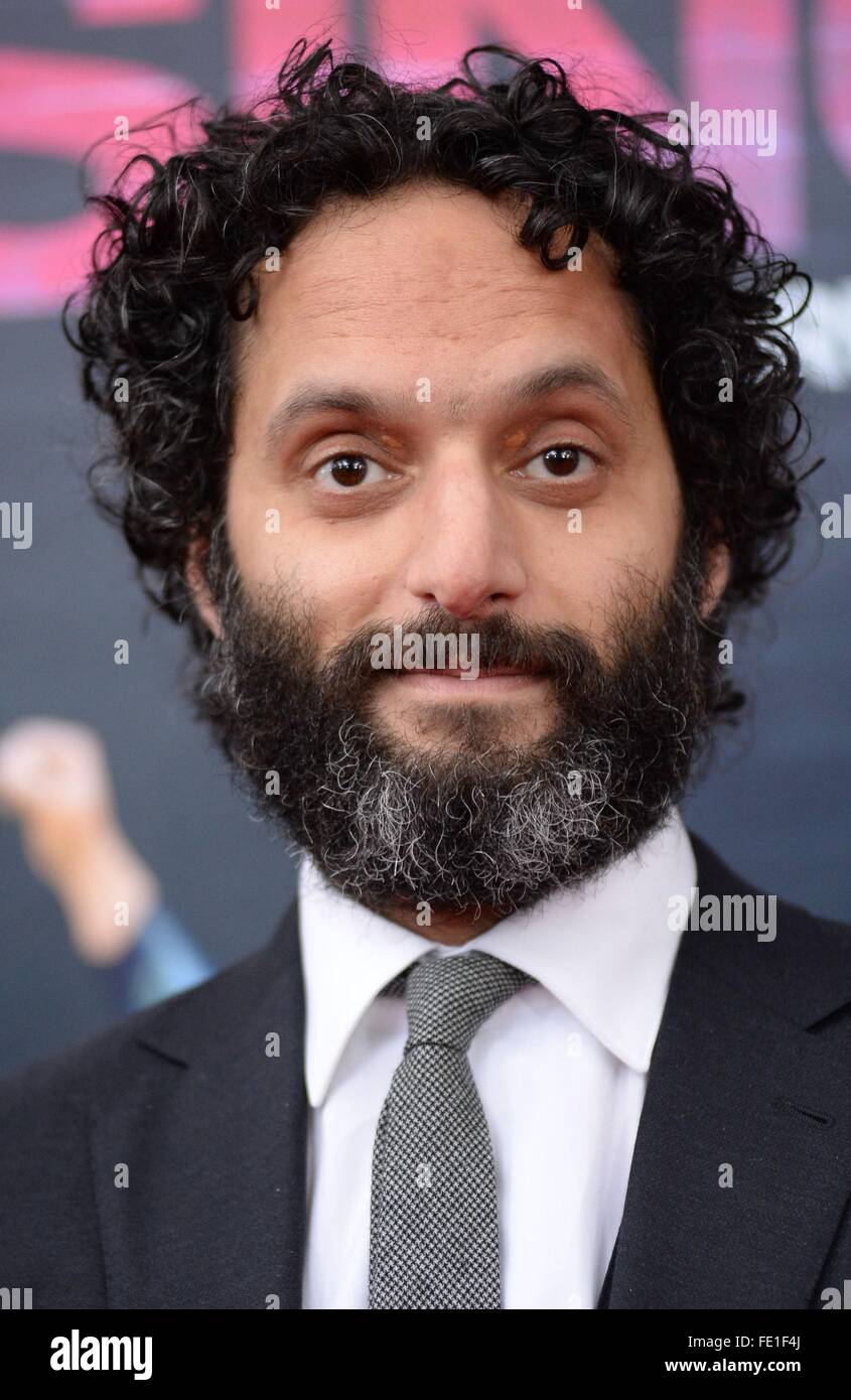 New York, NY, USA. 3. Februar 2016. Jason Mantzoukas bei der Ankunft wie zu werden einzelne Premiere, NYU Skirball Center of Performing Arts, New York, NY 3. Februar 2016. Bildnachweis: Kristin Callahan/Everett Collection/Alamy Live-Nachrichten Stockfoto