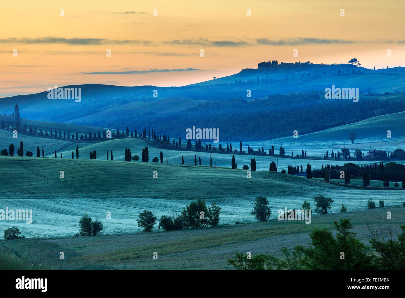 Crete Senesi, Toskana, Italien Stockfoto