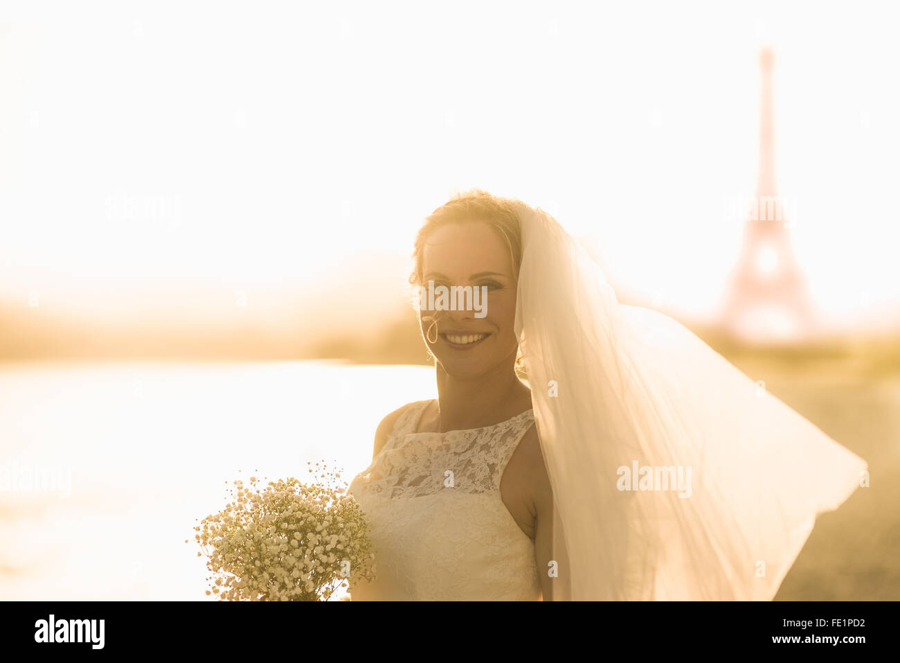 Destination Wedding Frankreich Paris Stockfoto