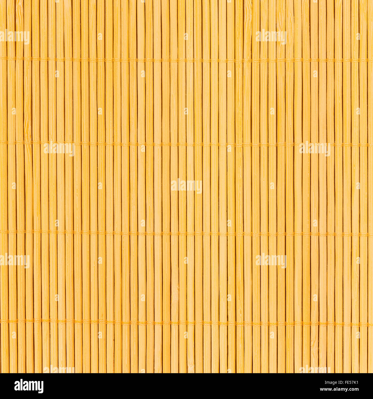 Bambus feine Tischdecke Hintergrundtextur. Gestreifte Tapete. Stockfoto