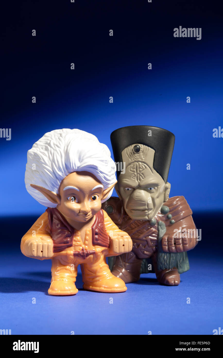 Arthur und Maltazard Spielzeug Spielzeug aus einem Mcdonalds Happy-Essen Stockfoto