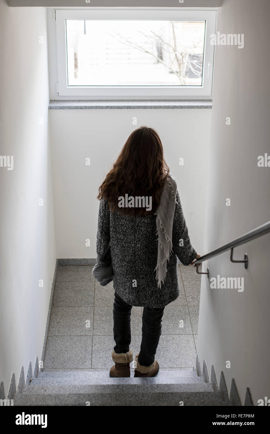 Frau in Depression und Traurigkeit auf 2. Februar 2016 in München.  © Peter Schatz / Alamy Stock Foto Stockfoto