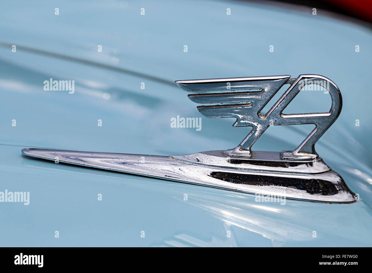 Austin A40 Wagen Abzeichen Stockfoto