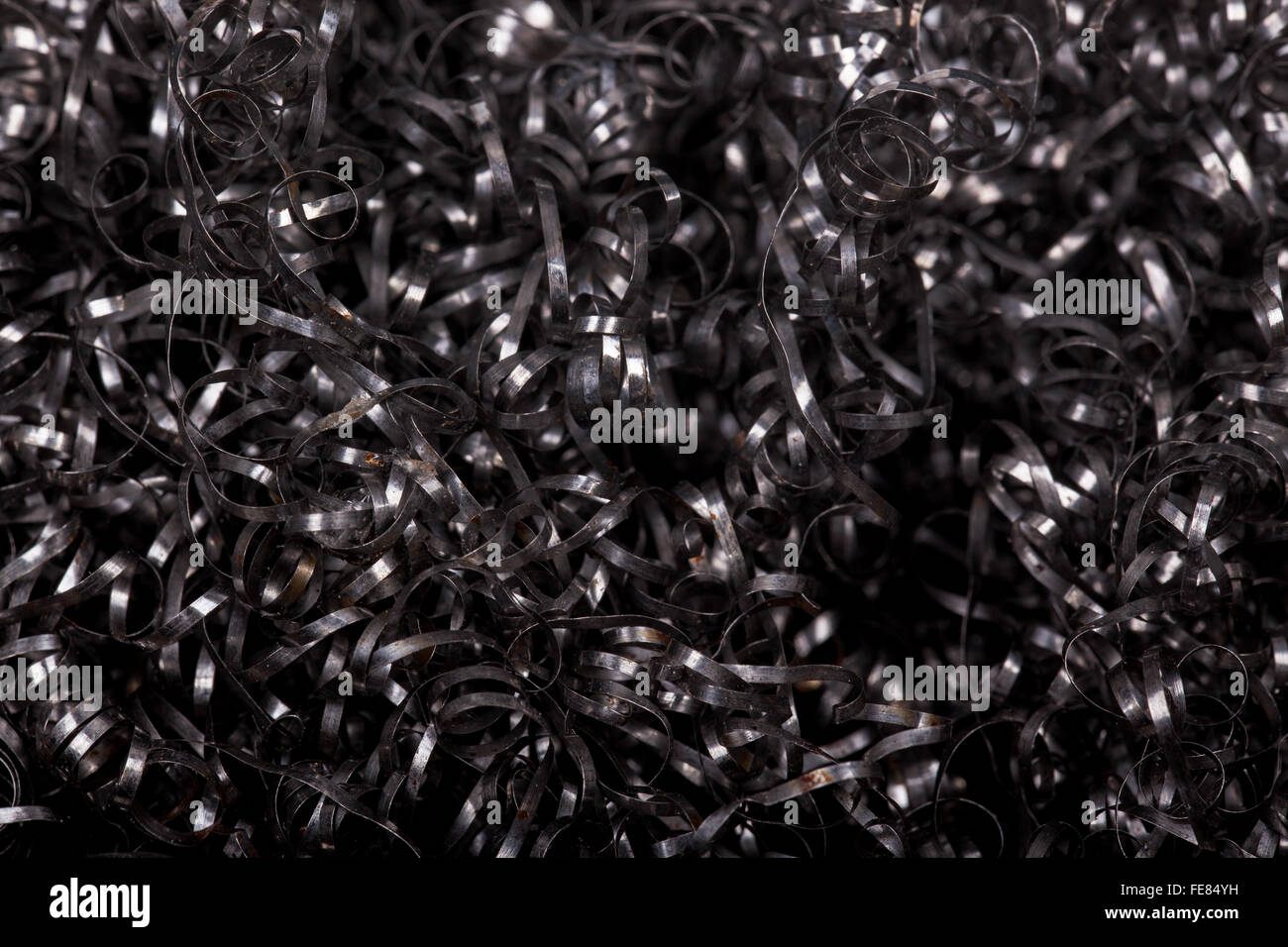 Stahlwolle Closeup geeignet für Textur oder Hintergrund Stockfoto