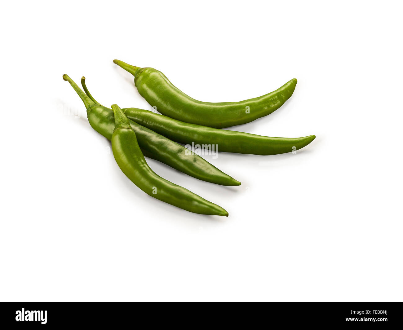 Obst und Gemüse auf weißem Hintergrund Stockfoto