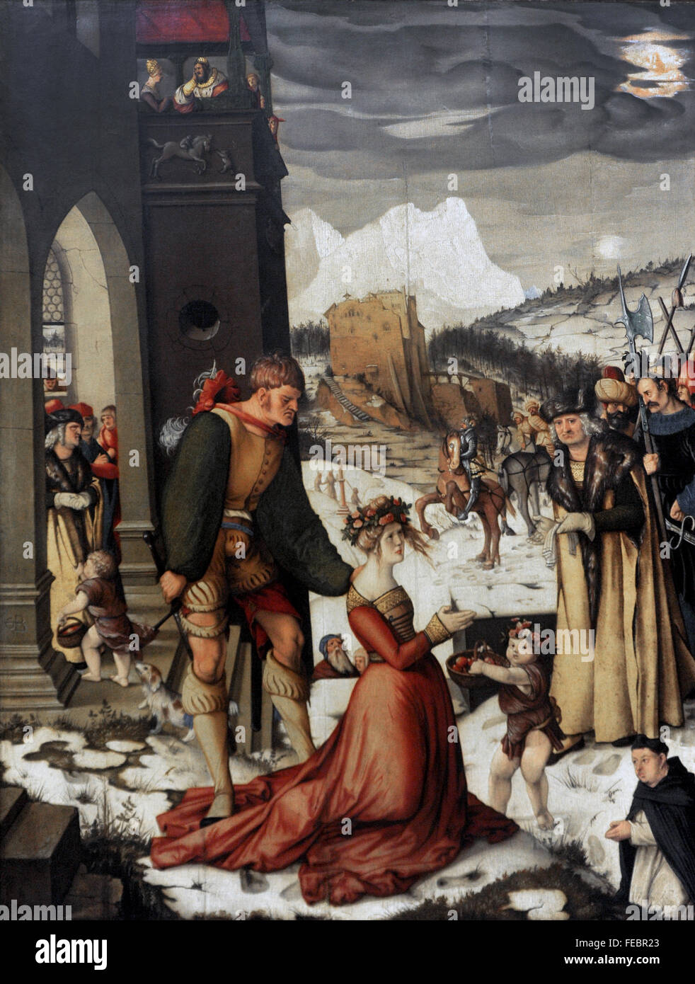 Hans Baldung (1484-1545). Deutscher Maler. Enthauptung von St. Dorothea, 1516. National Gallery. Prag. Tschechische Republik. Stockfoto