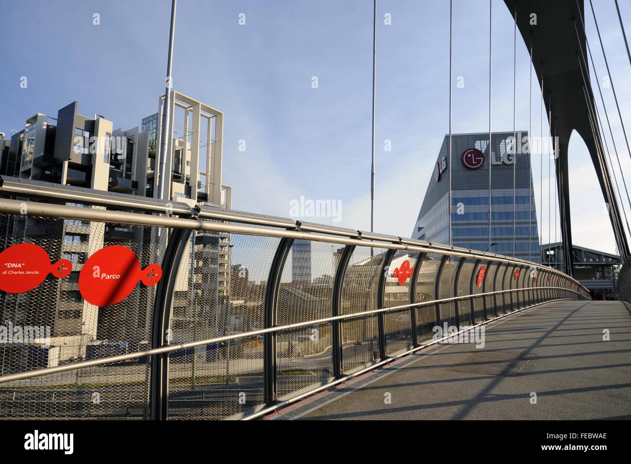 Mailand (Italien), der neue Bezirk Portello Stockfoto