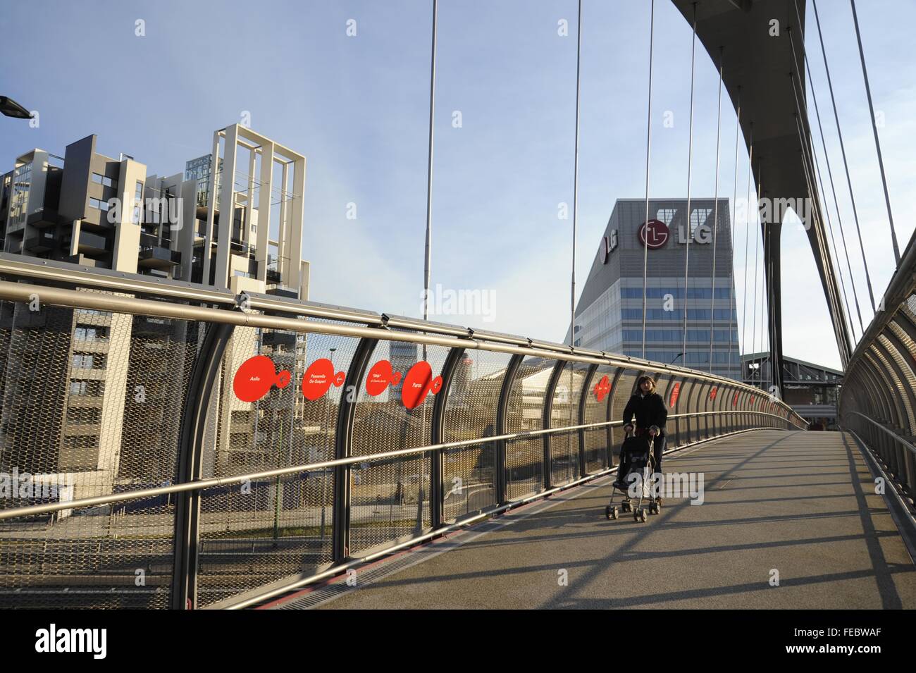 Mailand (Italien), der neue Bezirk Portello Stockfoto
