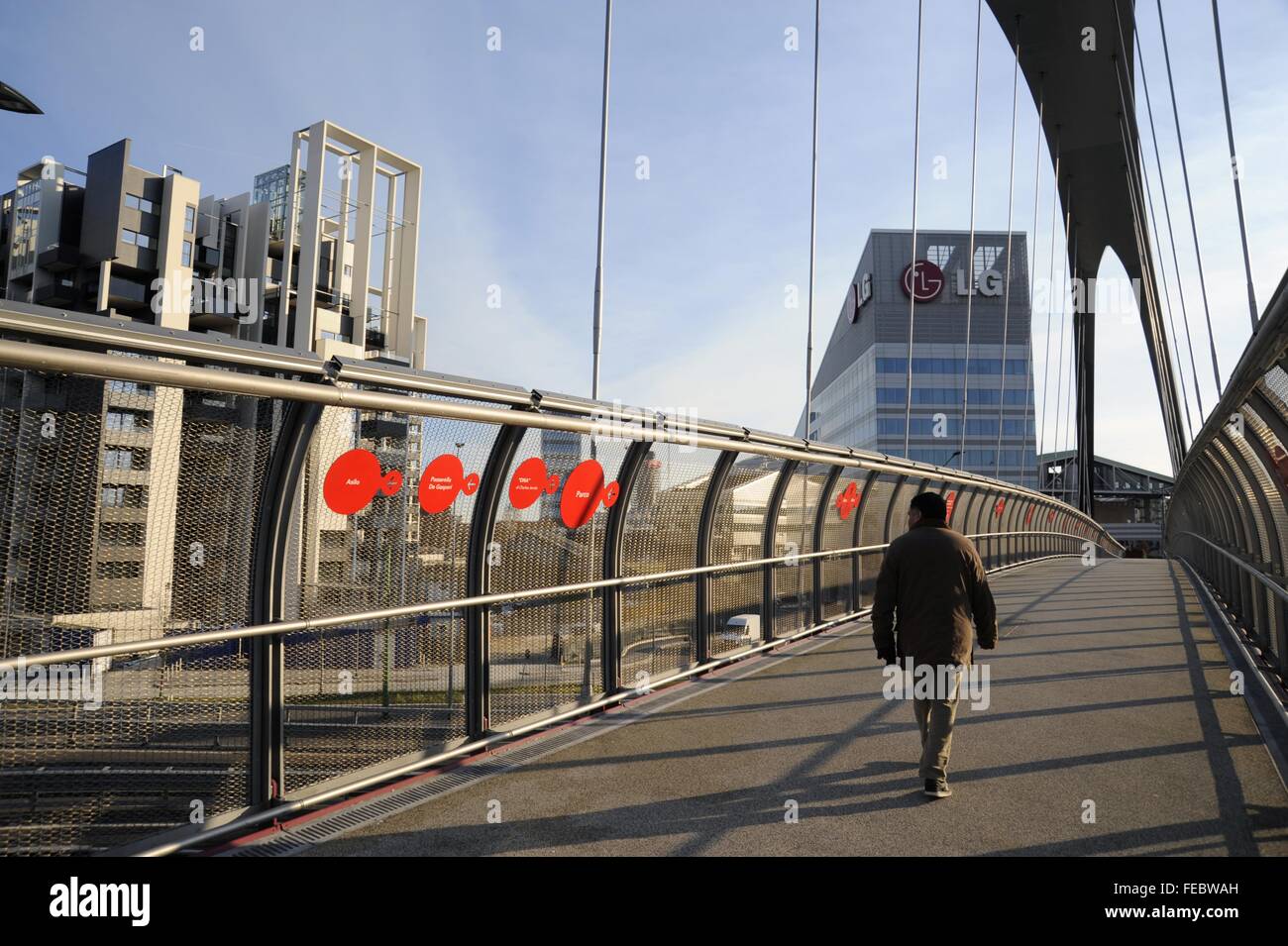 Mailand (Italien), der neue Bezirk Portello Stockfoto