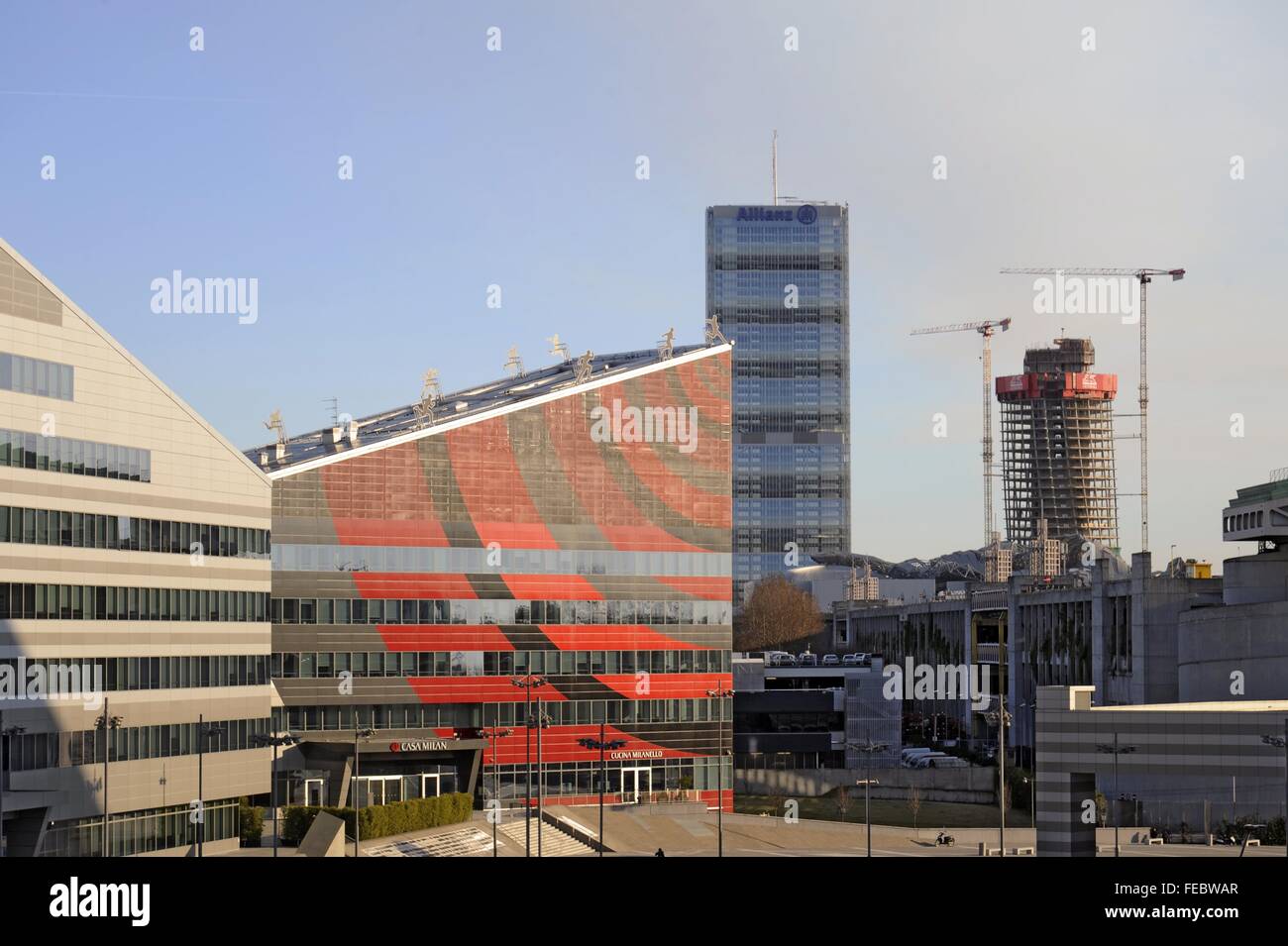 Mailand (Italien), der neue Bezirk Portello Stockfoto