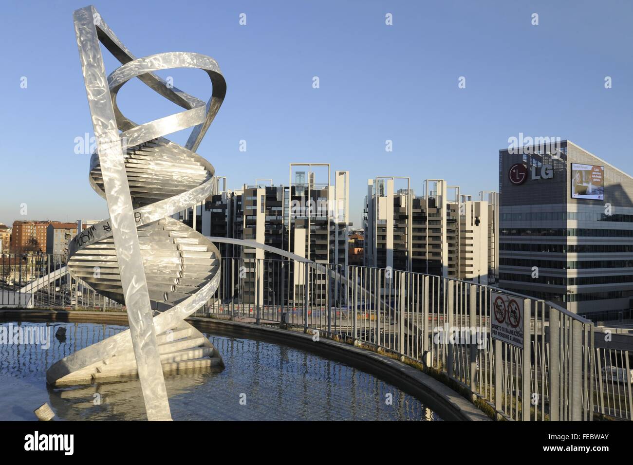 Mailand (Italien), der neue Bezirk Portello Stockfoto