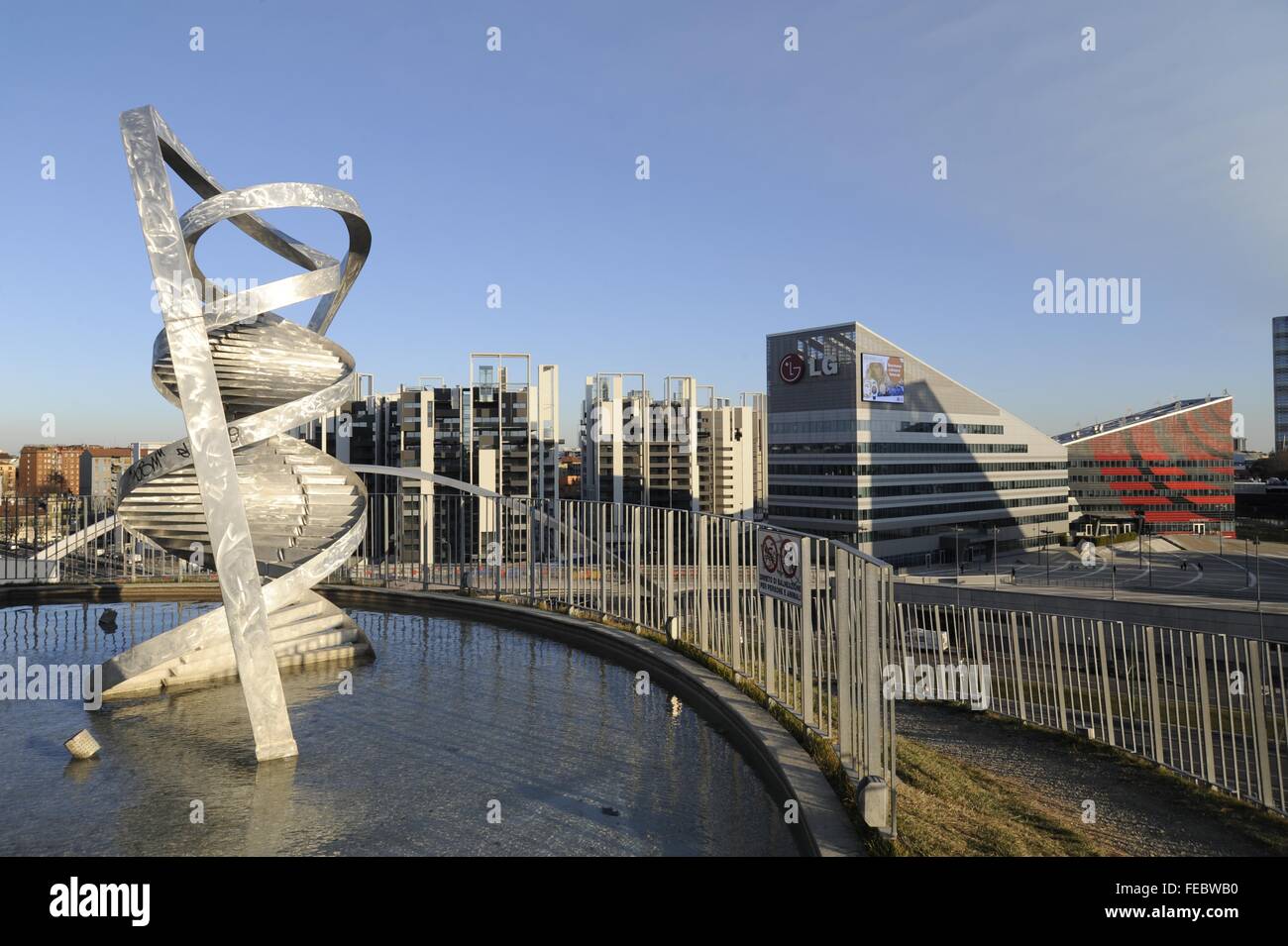 Mailand (Italien), der neue Bezirk Portello Stockfoto