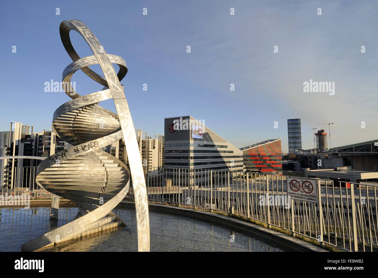 Mailand (Italien), der neue Bezirk Portello Stockfoto