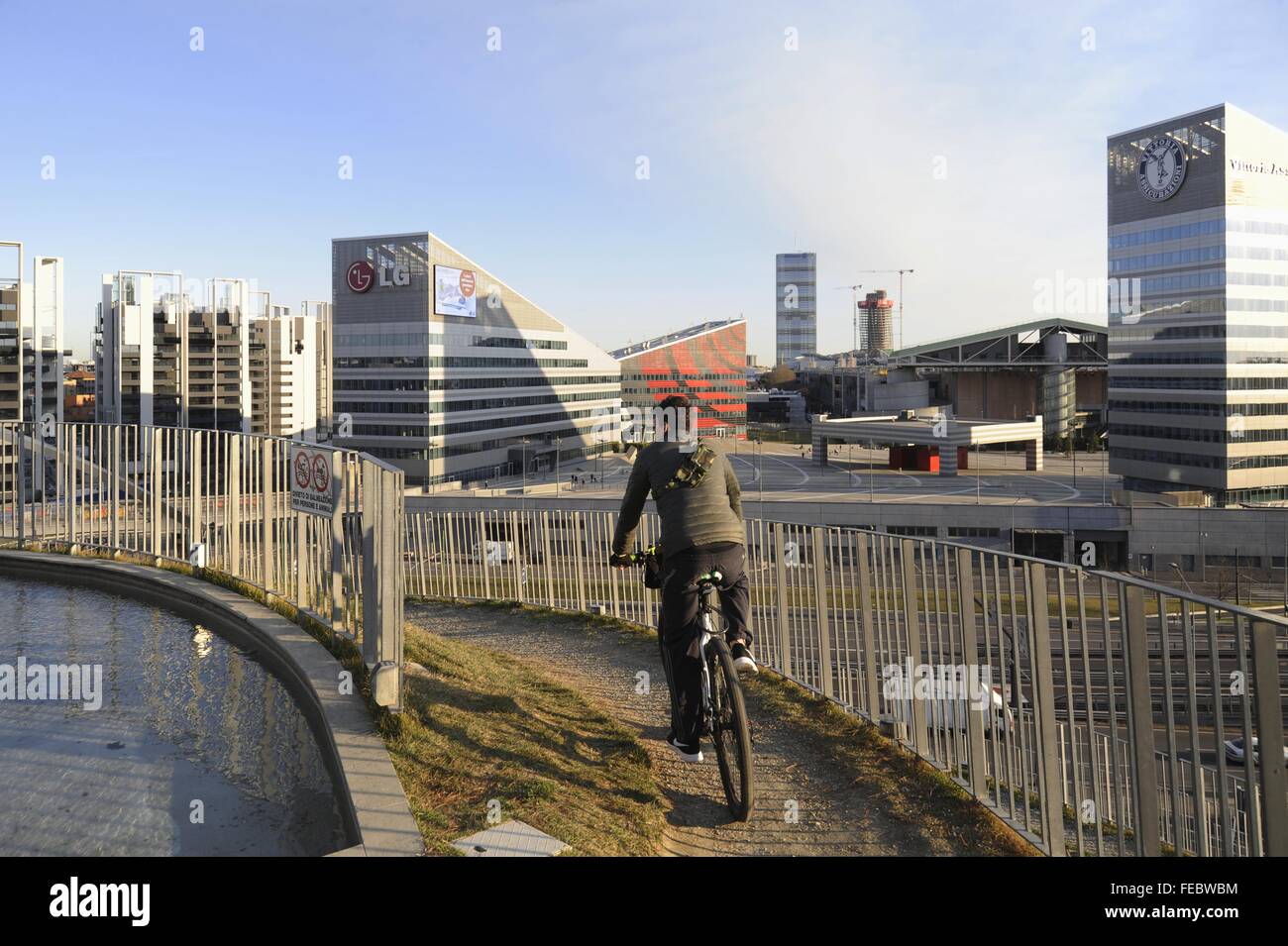 Mailand (Italien), der neue Bezirk Portello Stockfoto