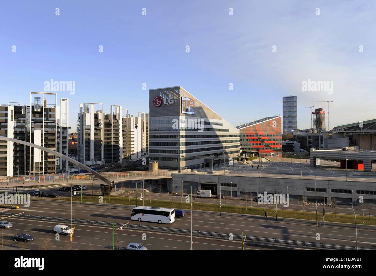 Mailand (Italien), der neue Bezirk Portello Stockfoto