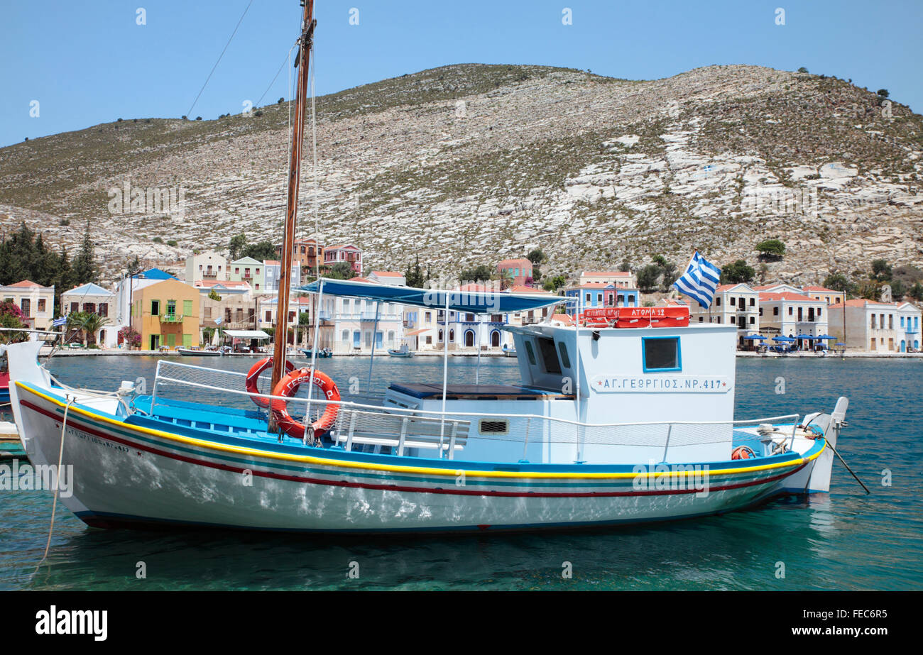 Griechische Insel Kastellorizo, Griechenland Stockfoto