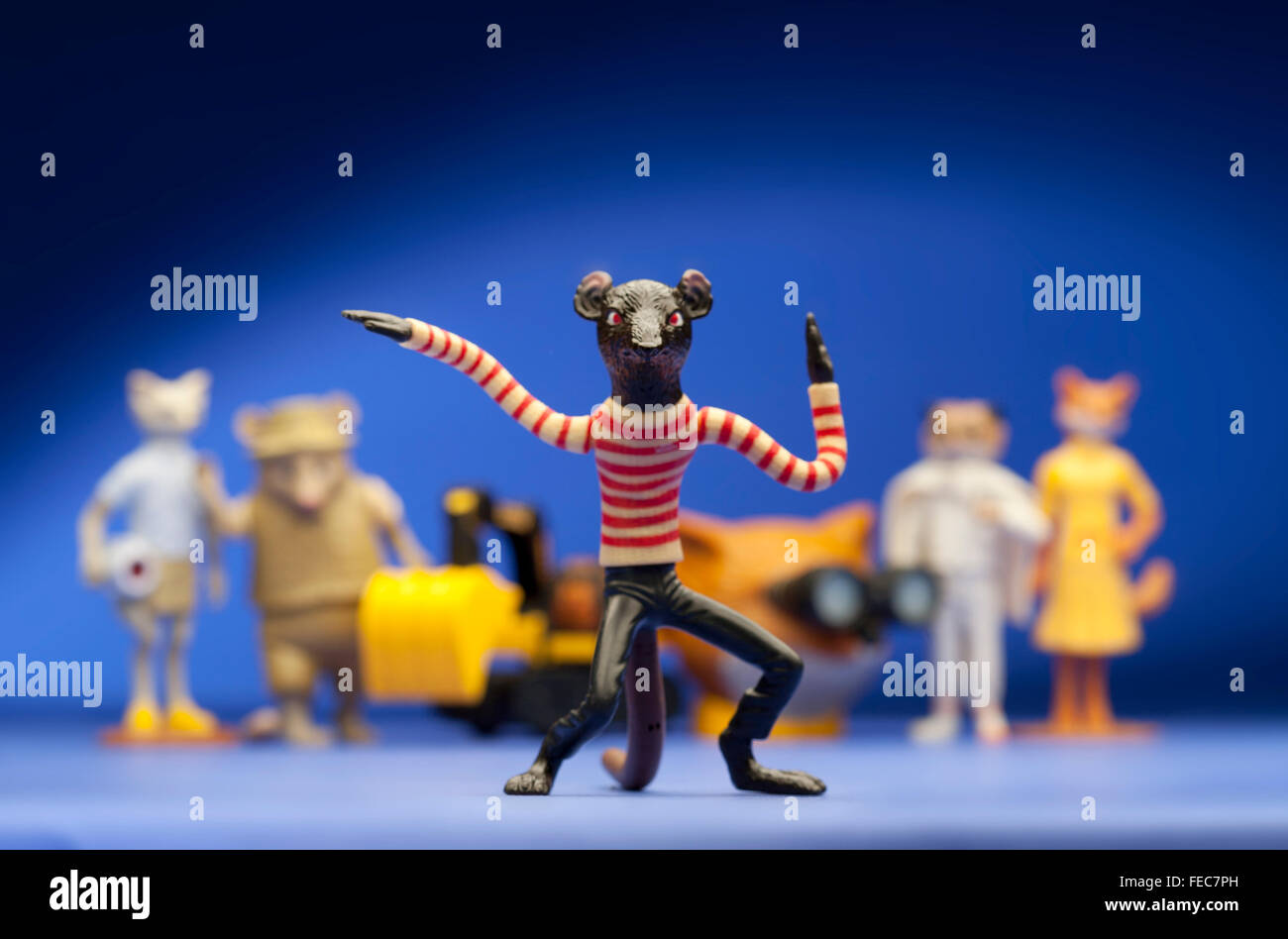 McDonalds glückliche Mahlzeit Spielzeug aus dem Film Fantastic Mr Fox Stockfoto