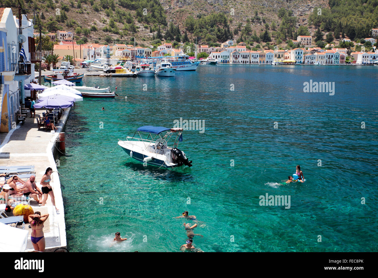 Griechische Insel Kastellorizo, Griechenland Stockfoto