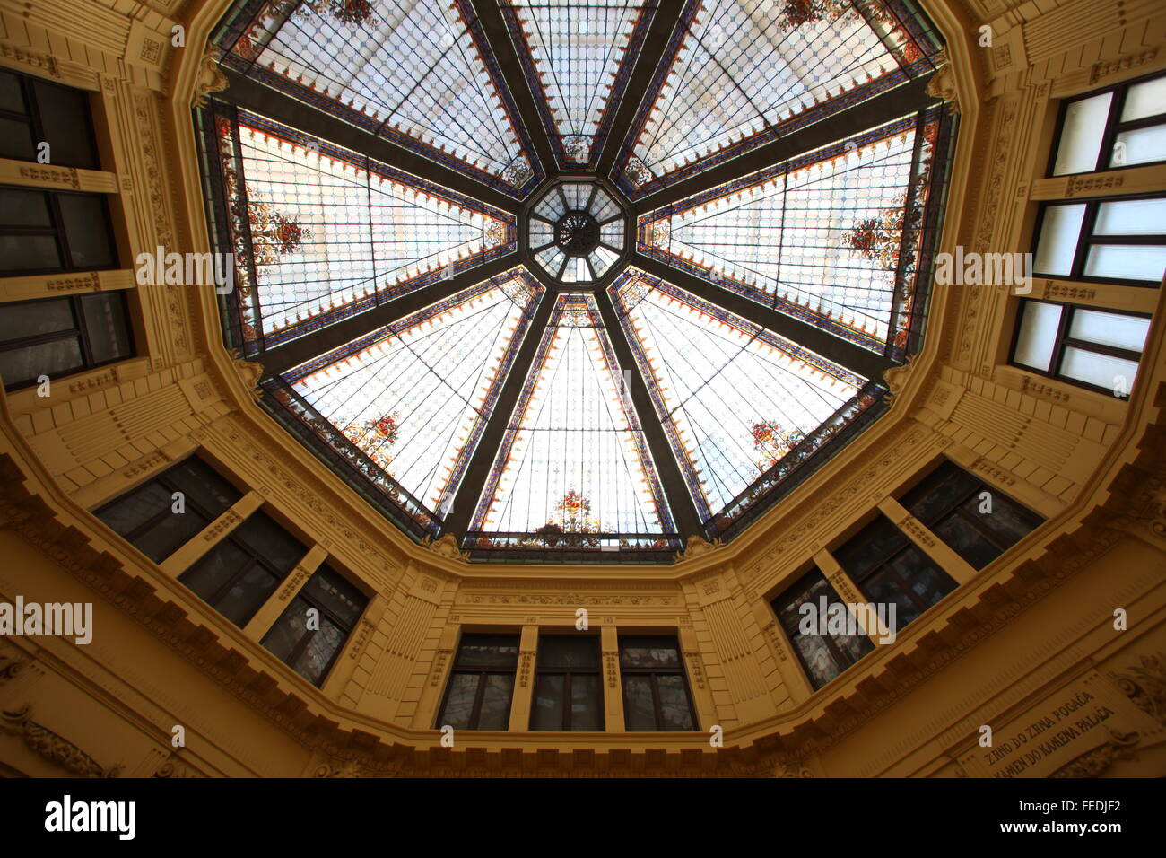 Das Oktogon in Zagreb, Kroatien Stockfoto