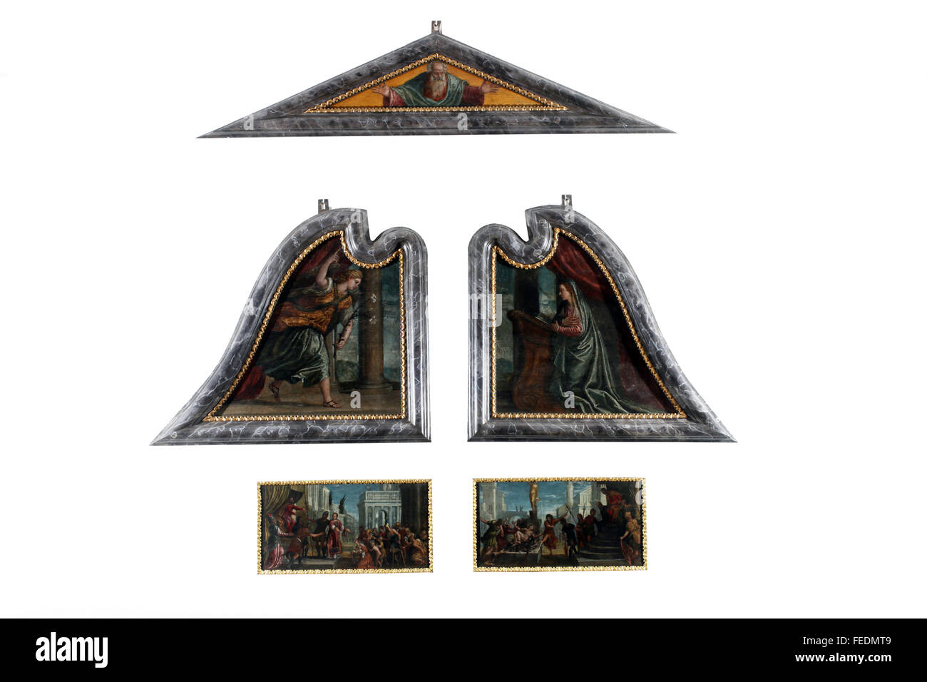 Paolo Veronese: Das Polyptychon des Hl. Laurentius Stockfoto