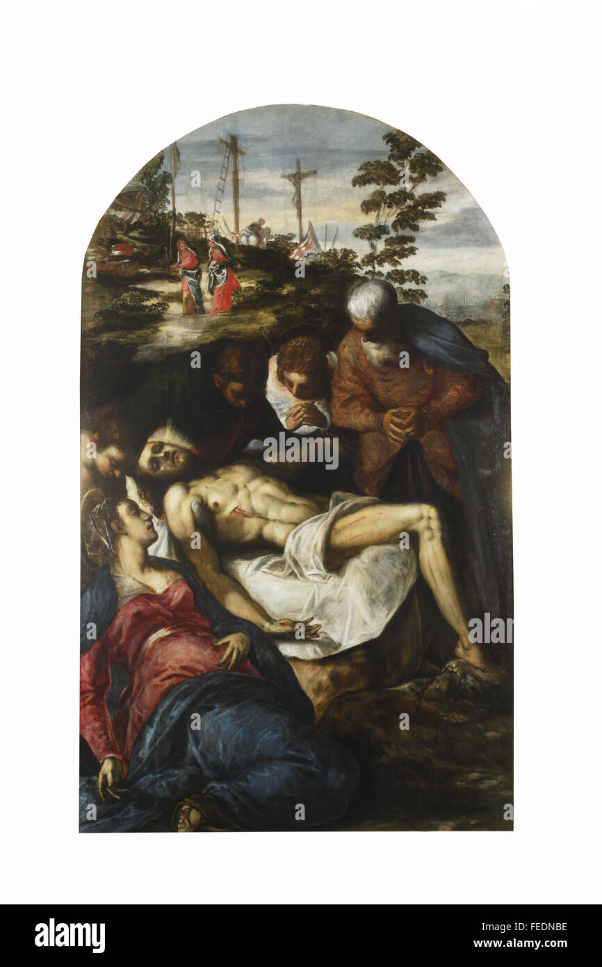 Jacopo Tintoretto: Die Beweinung Christi Stockfotografie - Alamy