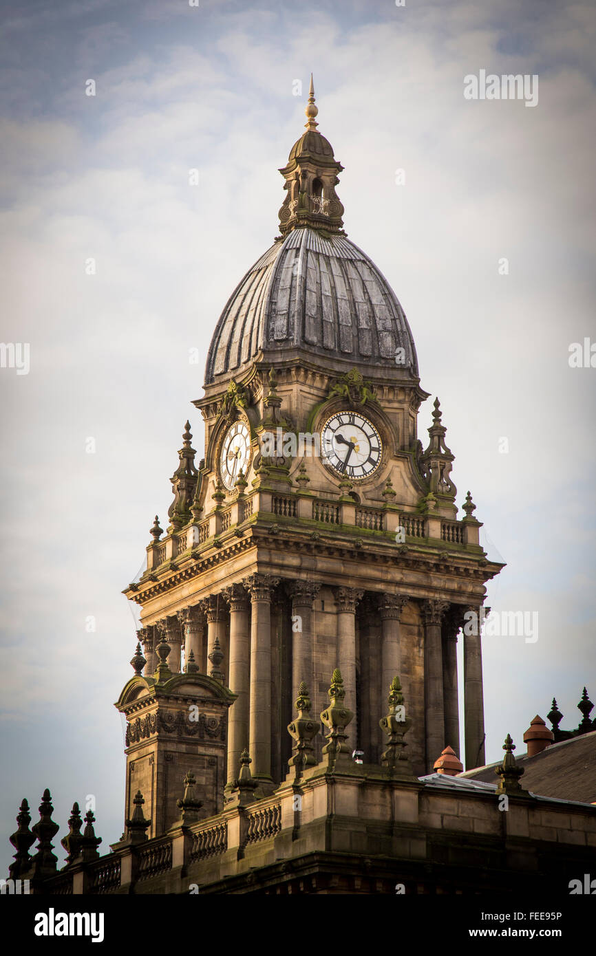 Rathaus von Leeds, West Yorkshire, England Stockfoto