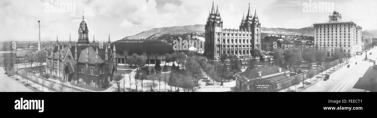 SALT LAKE CITY, Utah, 1912 Stockfoto