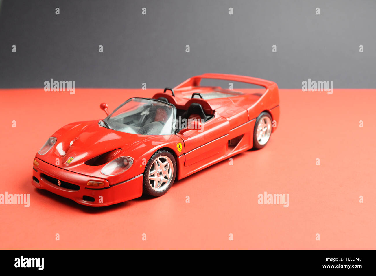 Ferrari Autos Stockfoto