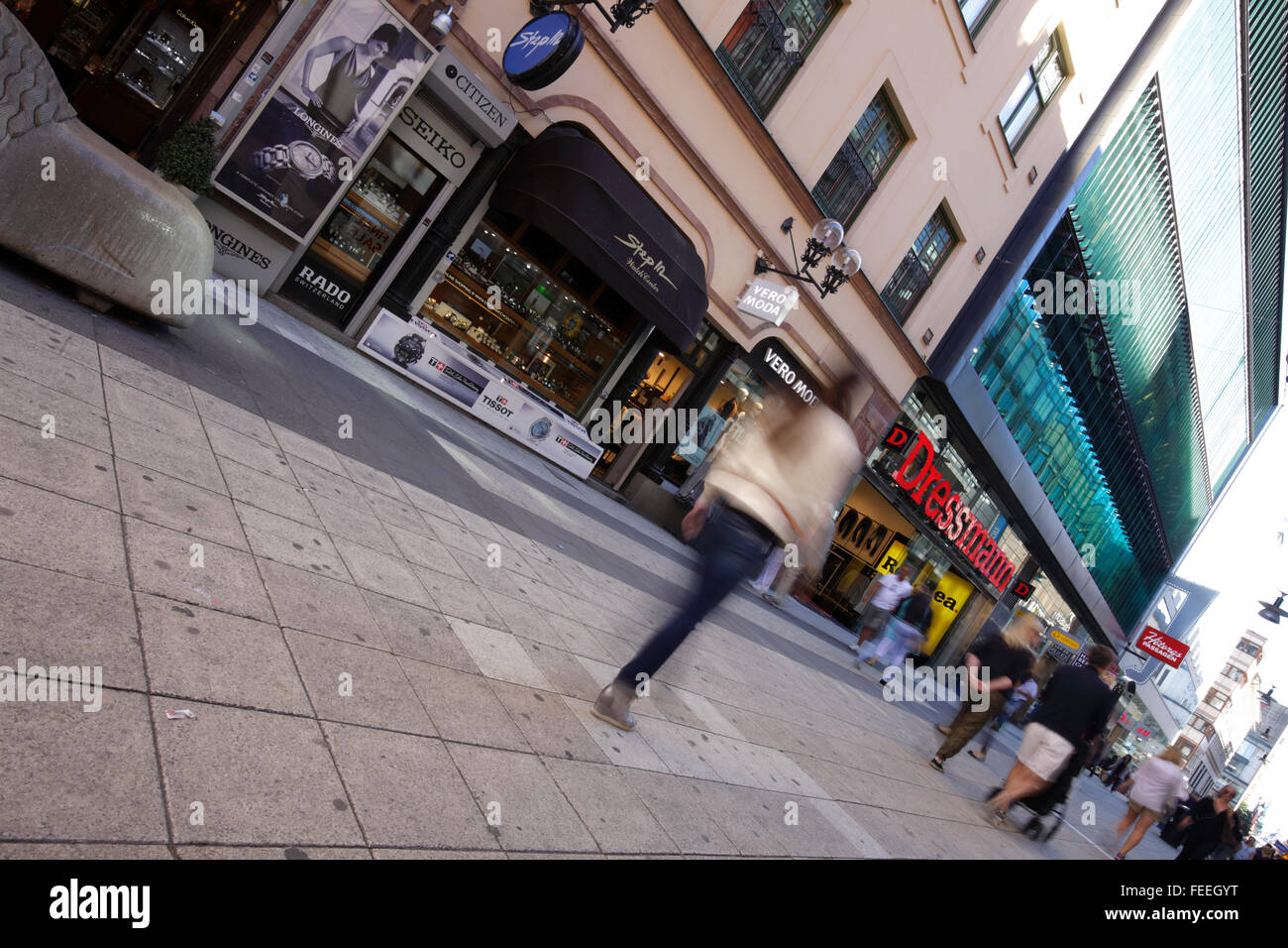Die Innenstadt von Stockholm, Schweden Stockfoto
