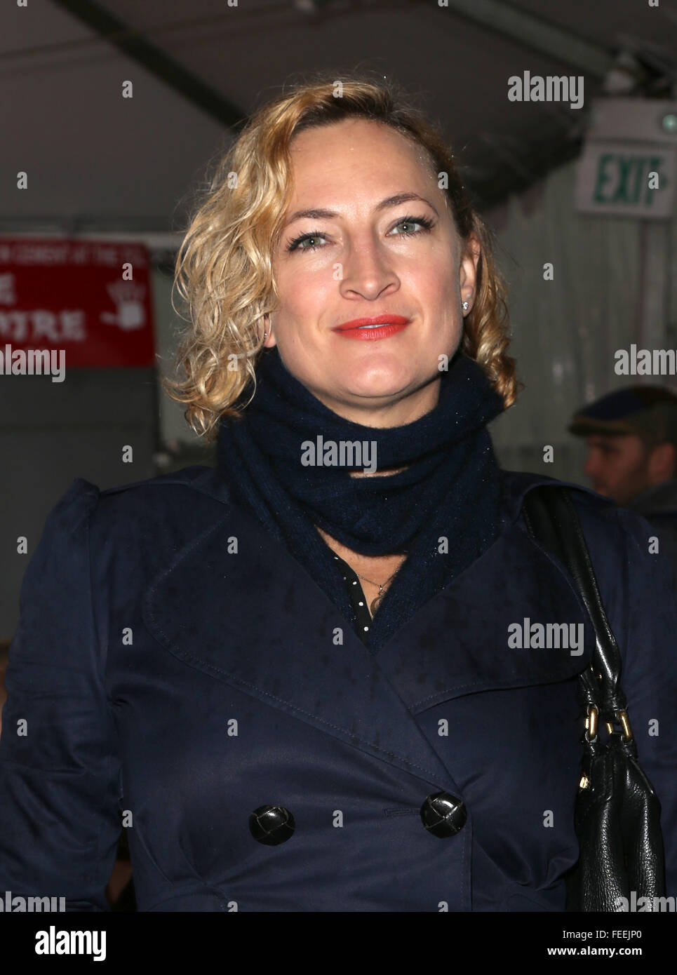 Quentin Tarantinos Hand- und Fußabdruck Zeremonie mit: Zoe Bell wo: Hollywood, Kalifornien, Vereinigte Staaten, wann: 6. Januar 2016 Stockfoto