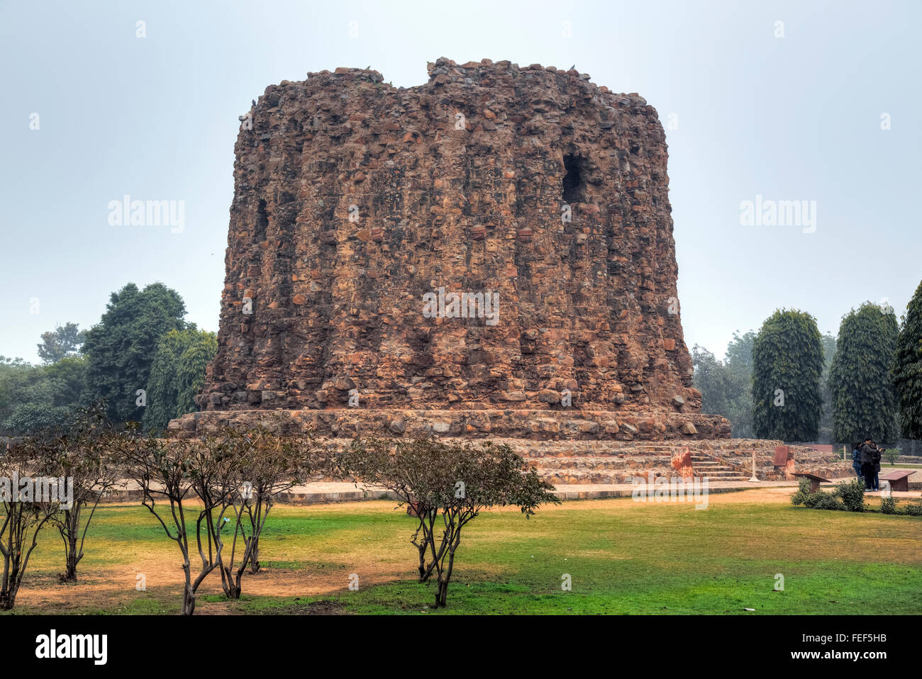 Alai Minar, Qutb Komplex, Delhi, Indien, Asien Stockfoto