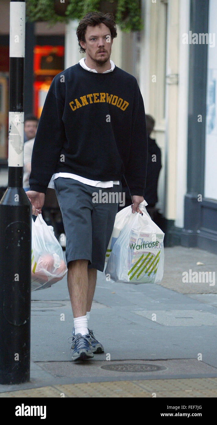 Matthew Lillard Shopping in London 3 Bilder (Kredit Bild © Jack Ludlam) Stockfoto