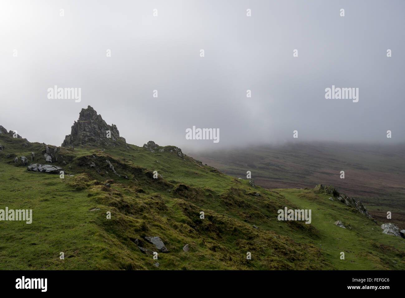 Preseli Hills unter Wolken von Foel Drygarn gesehen Stockfoto