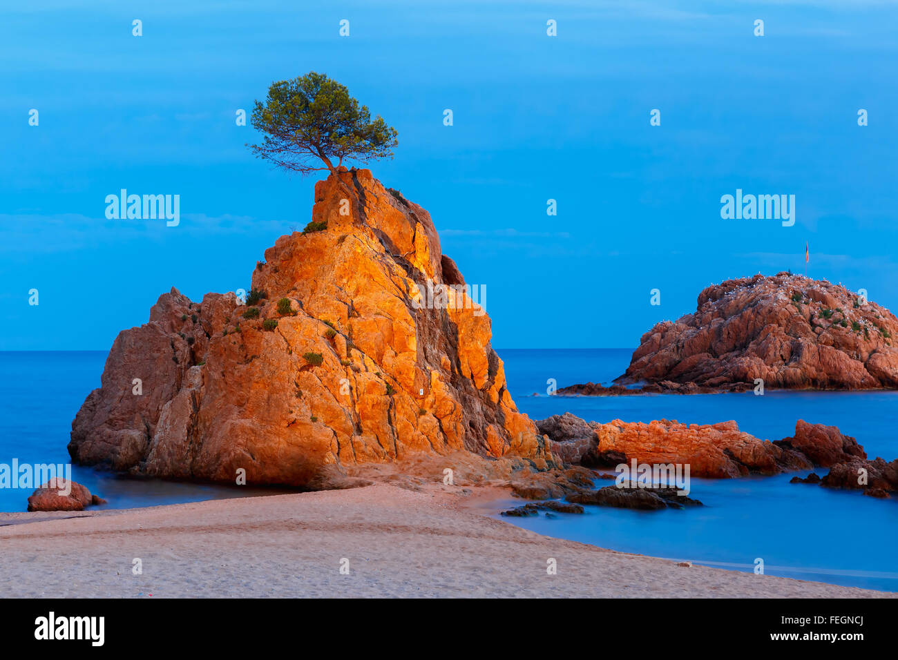 Tossa de Mar an der Costa Brava, Katalonien, Spanien Stockfoto