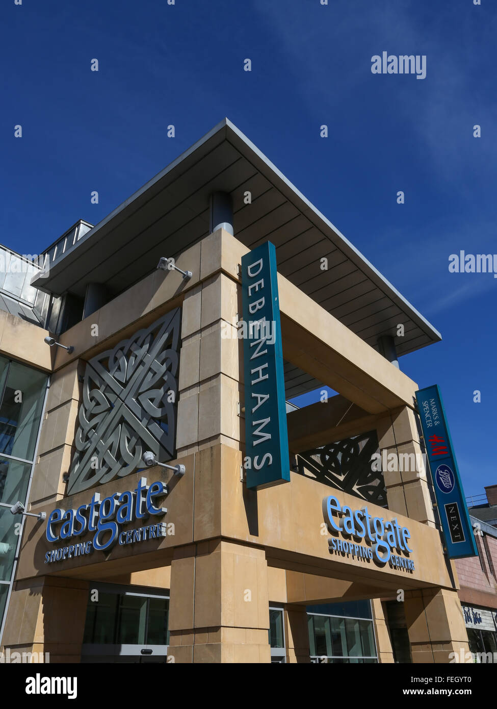 Das Eastgate Einkaufszentrum in der Stadt Inverness in den Highlands von Schottland, UK Stockfoto