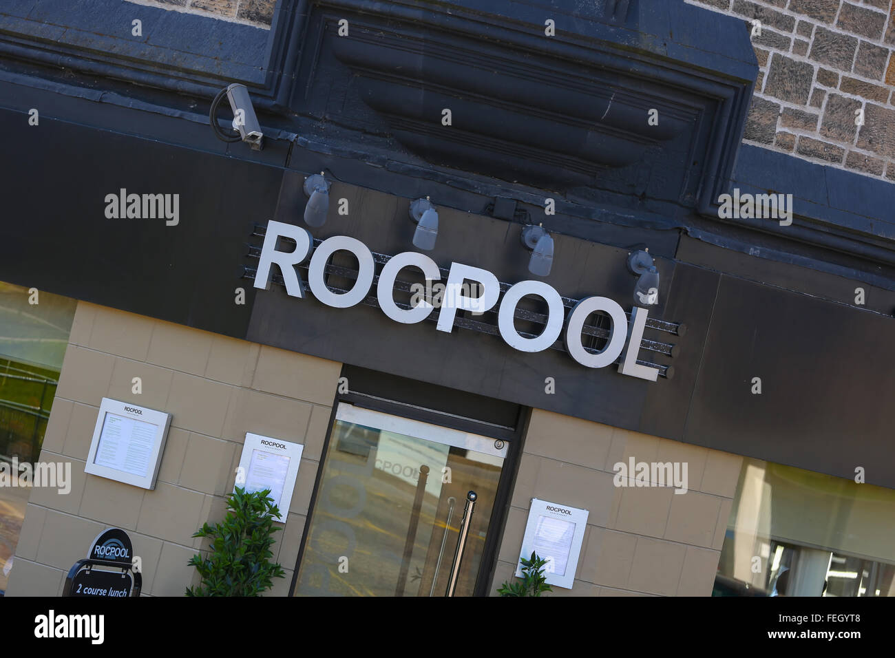 Rocpool Restaurant in der Stadt Inverness in den Highlands von Schottland, UK Stockfoto