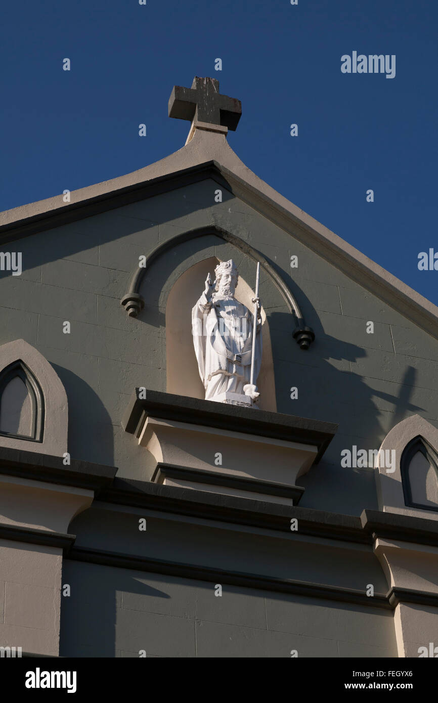 Detail der Kirche Gundagai New South Wales Australien Stockfoto
