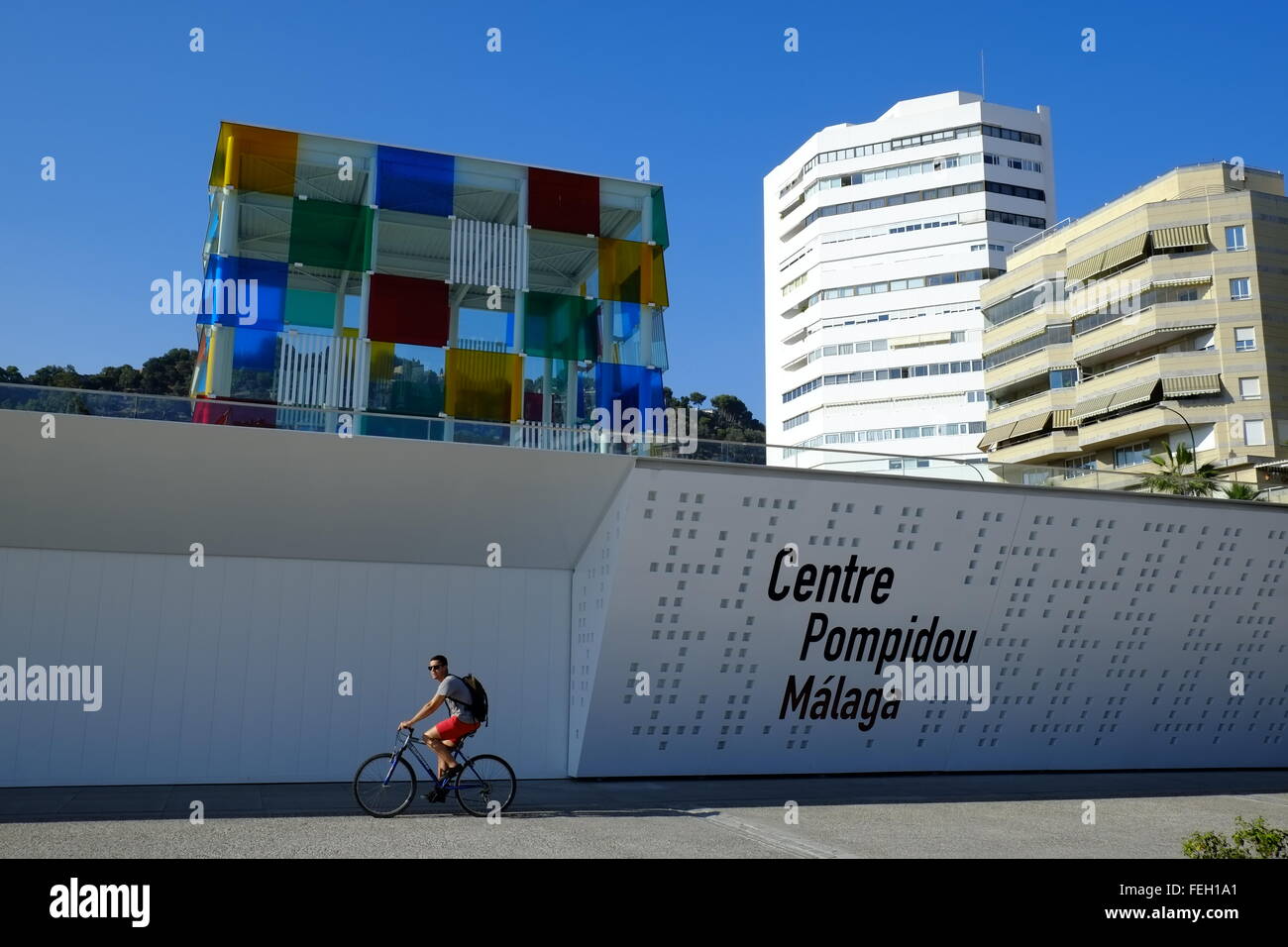 Centre Georges Pompidou. Malaga, Andalusien. Spanien Stockfoto
