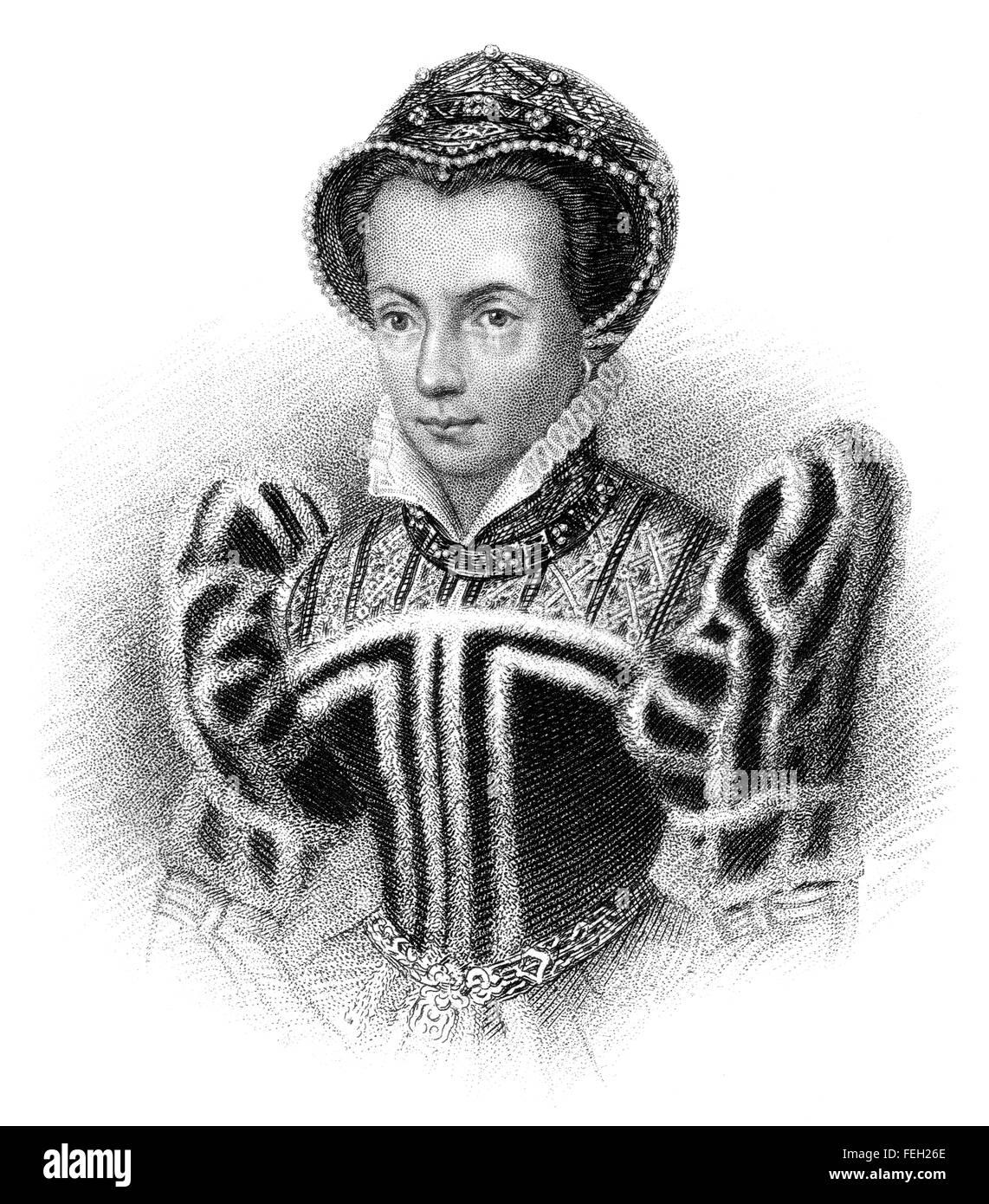 Maria i., 1516-1558, Königin von England und Irland Stockfoto