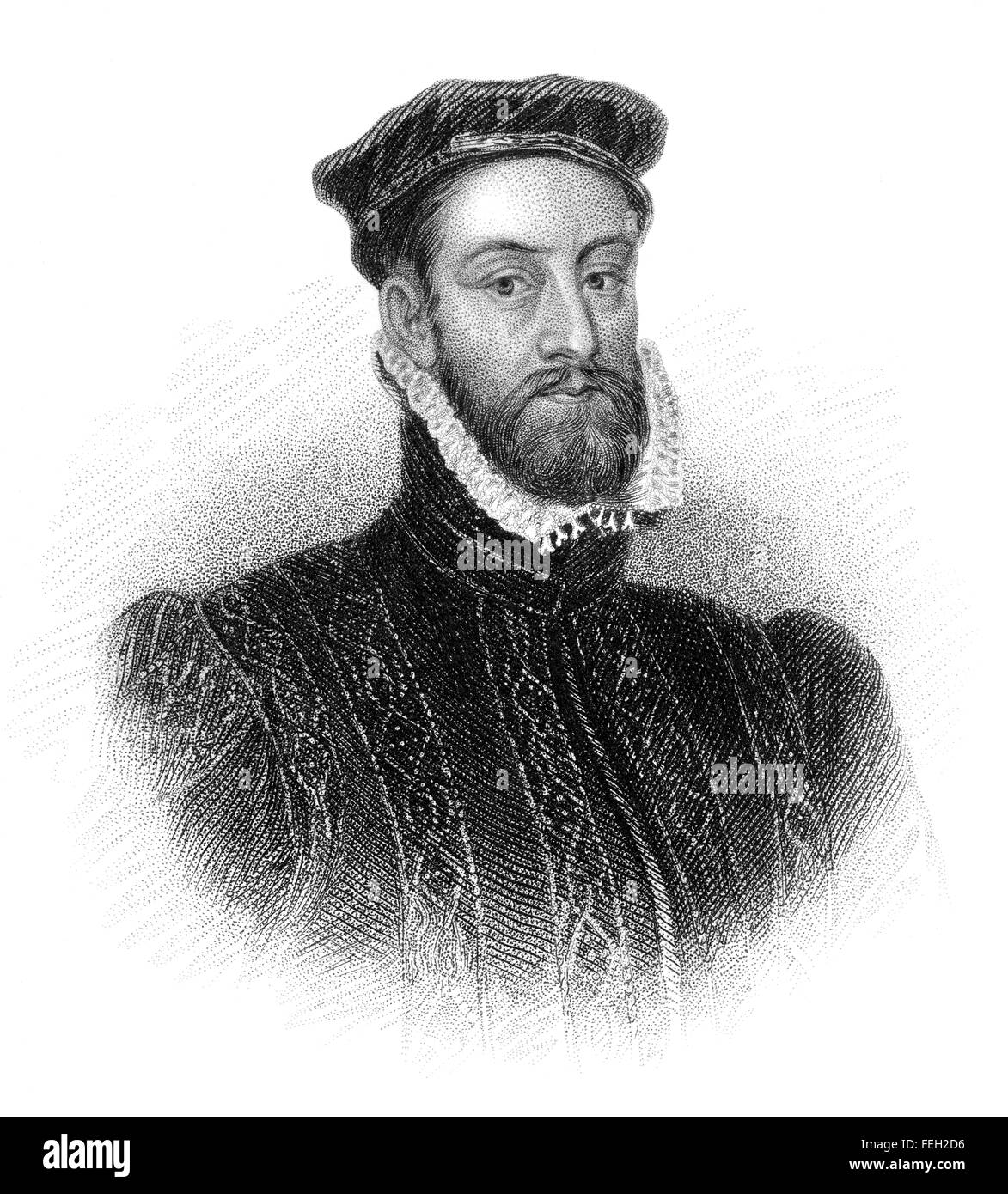James Stewart, 1. Earl of Moray, c. 1531-1570, war Regent von Schottland Stockfoto