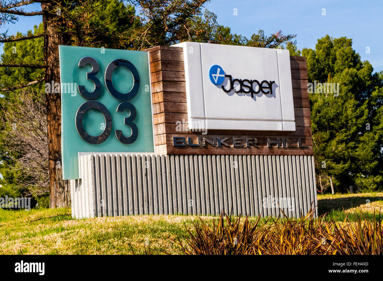 Jasper Technologies in Santa Clara Kalifornien Cisco angekündigt, dass es Jasper für 1,4 Milliarden US-Dollar kauft im Februar 2016 Stockfoto