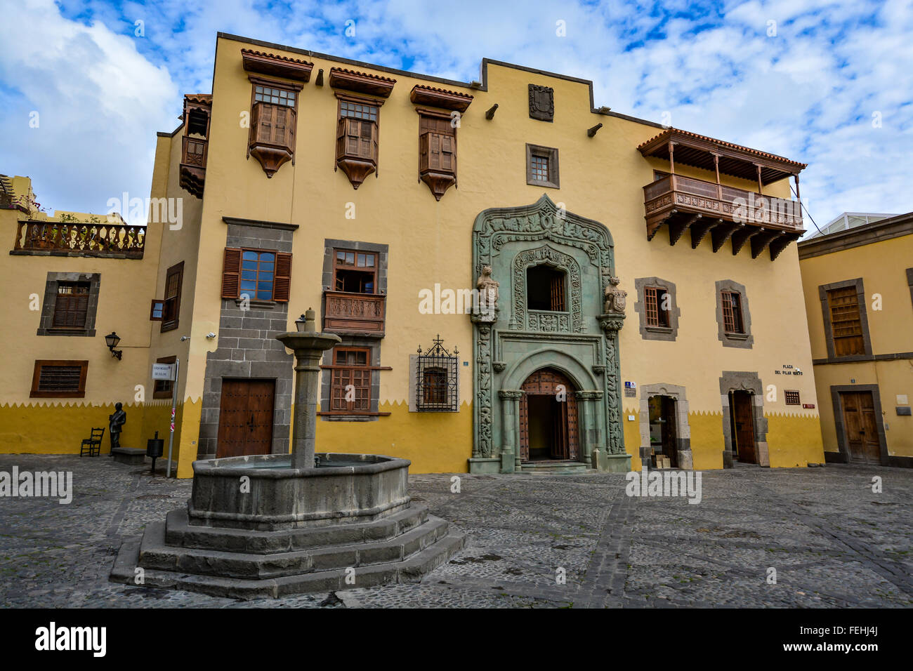 Casa de Colon (das Haus von Christopher Columbus), Las Palmas, Gran Canaria, Spanien Stockfoto