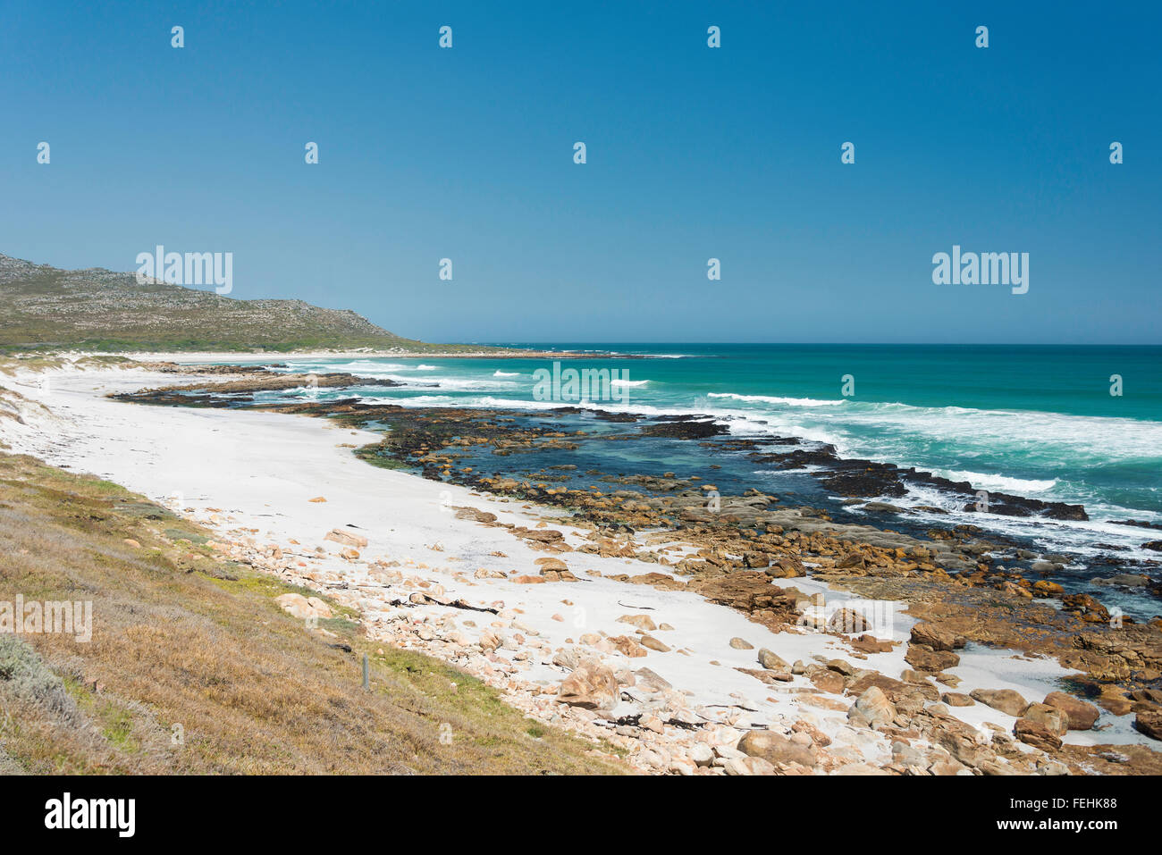 Whitsands Strand, draußen, Kap-Halbinsel, City of Cape Town Metropolitan Municipality, Provinz Western Cape, Südafrika Stockfoto